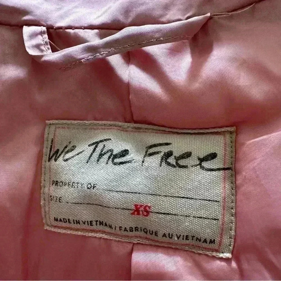 We The Free Puffer Jacket XS Coat Pink - Picture 10 of 16